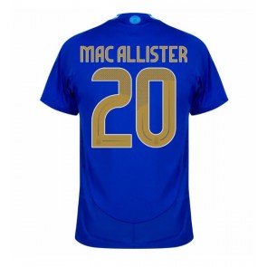 Argentina Alexis Mac Allister #20 Venkovní Dres Copa America 2024 Krátký Rukáv